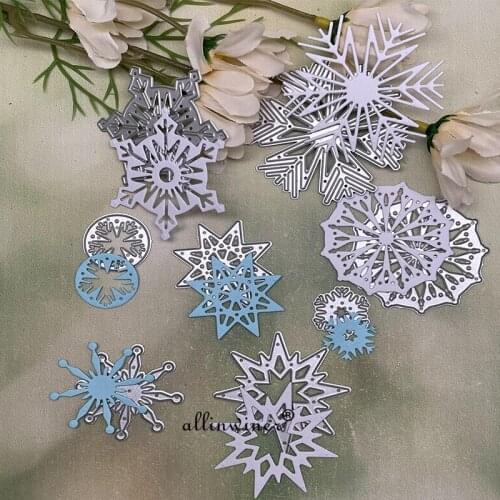 Snowflake decoration Metal Cutting Dies Stencils Die Cut for DIY Scrapbooking Album Paper Card Embossing