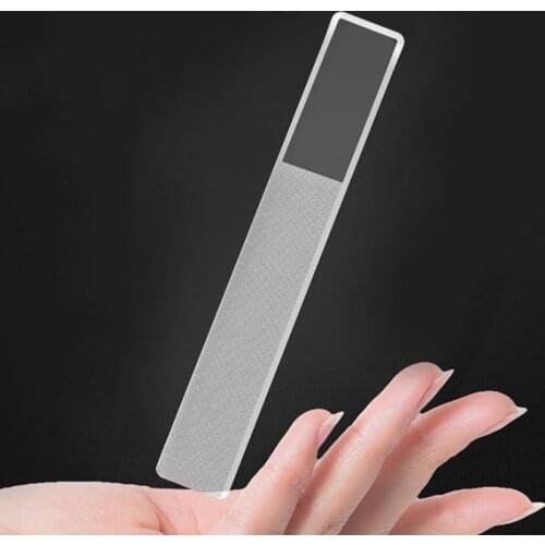 Professional Nano Glass Nail File Transparent Sanding Polishing Grinding Nail Art Manicure