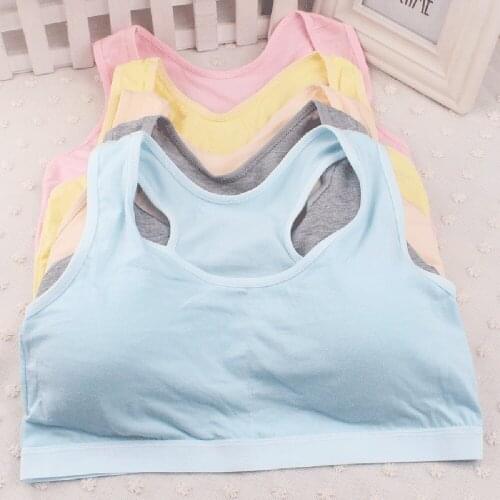 Sports top Kids Girls Underwear Bra Vest Children Underclothes Sport Undies Clothes Tops for girls топы для девочек Bra топ