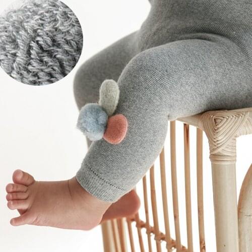 Toddler Girl Winter Tights Autumn Spring Children Boy Thermal Cotton Terry Thick Pants Kids Warm Leggings Solid Baby Accessories