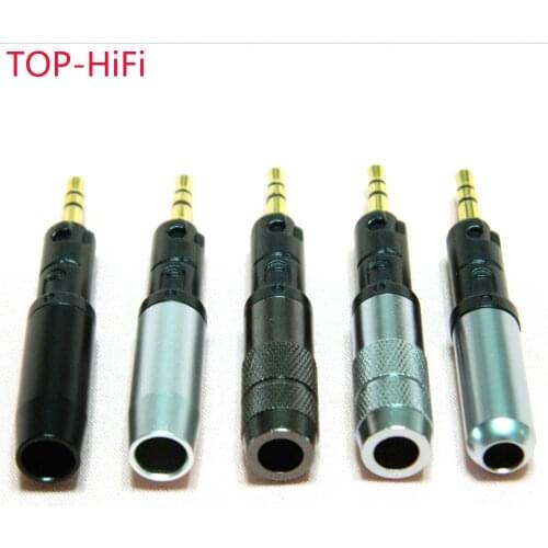 TOP-HiFi one Pair Headset Pin DIY Adapter Plug For ATH-M70X M50X R70X M40X Headphone Earphone Connector Audio Jack