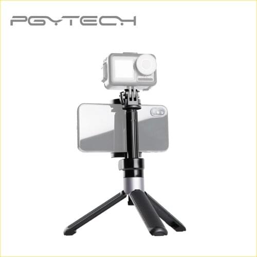 PGYTECH Action Camera Extension Pole Tripod Plus Selfie Stick Magnetic Portable For Osmo Pocket Xiaomi YI Insta360 GoPro 9 8 7 6