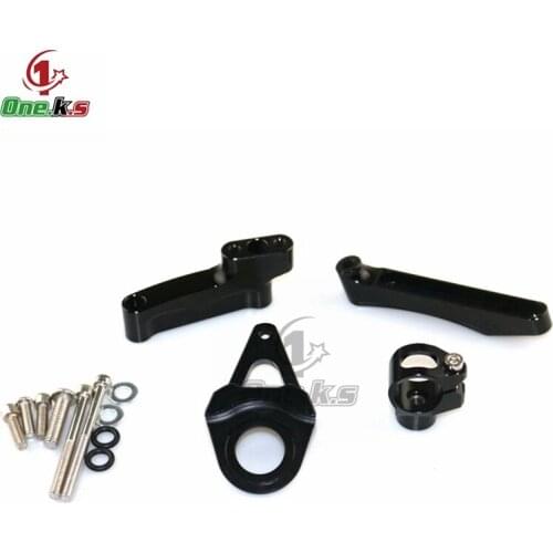Universal Motorcycle Adjustable Steering Damper Stabilizer Mounting Bracket For SUZUKI GSXR1300 HAYABUSA 1998-2016