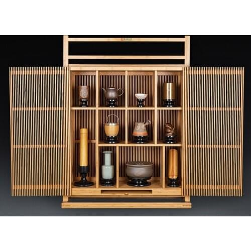 Restoring museum jiugong pot series tea utensils tea set domestic tea ceremony of a complete set of tea set collection