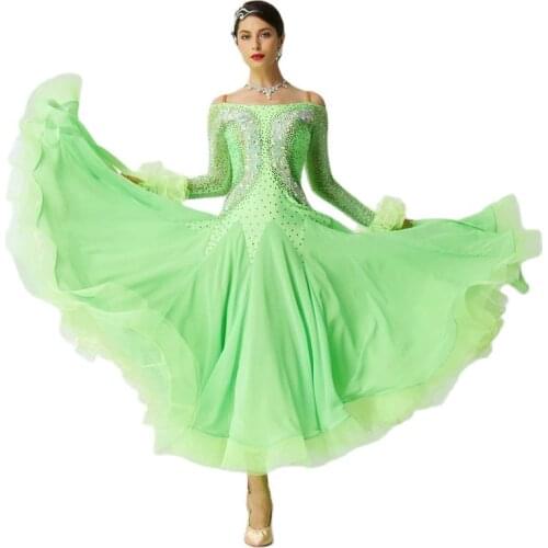 B-19378 Yundance new national standard modern dance dress competition ballroom dance costumes dress customization for sale