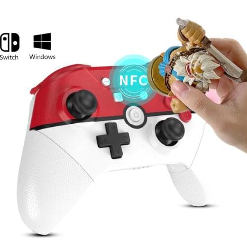 Wireless Switch Controller Gamepad Have NFC Turbo 6-Axis Doublemotor 3D Game Joysticks For Nintend Switch Pro/ Lite/PC