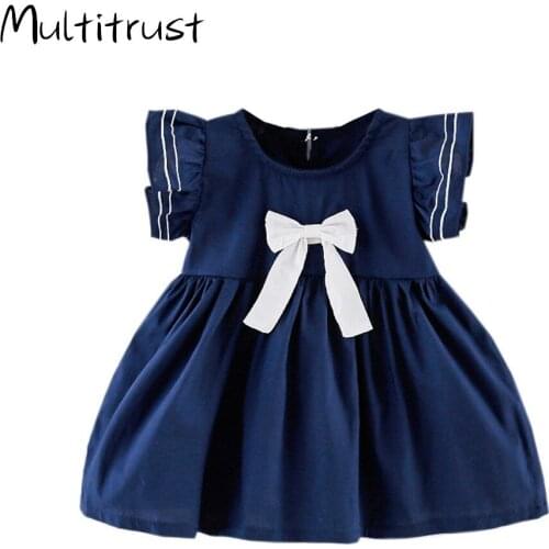 Multitrust 2020 Girls Dress Summer Girls Sleeveless Chiffon Polka Dot Dress Princess Dress Girl Children Clothing