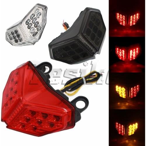 For DUCATI 848 2008-2014 DUCATI 1098 1198 2007-2013 Rear Tail Light Brake Turn Signals Integrated LED Light Refit 848/1098/1198