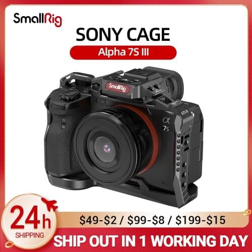 SmallRig DSLR Camera Cage for Sony Alpha 7S III Camera Cage A7siii Cage Rig 3065