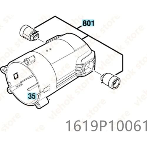 Motor Housing for BOSCH GKS7000 GKS66X GKS600 TKS7000 GKS165 GKS55+G GKS55+GCE 1619P10061 Circular hand saw Power Tool PART