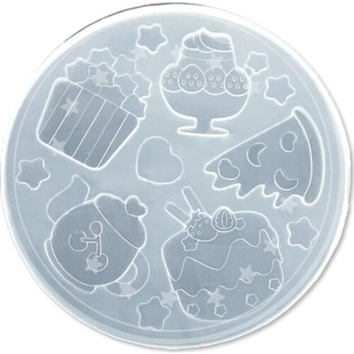 Cute Universe Quicksand Epoxy Resin Mold Pendant Silicone Mould DIY Crafts Tool