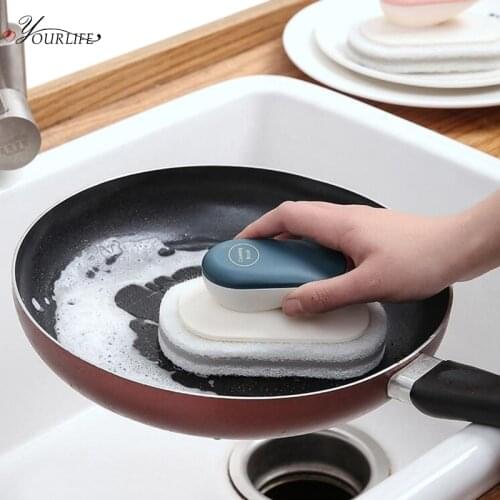 OYOURLIFE Multi-function Decontamination Cleaning Brush Kitchen Pan Pot Bowl Tableware Brush Dish Washing Brush Cleaning Tools