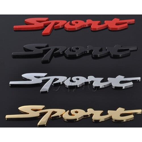 3D Car Body Sticker Emblem Refit Badge Decal For Sport BMW Mercedes Audi Volkswagen Ford Nissan Toyota Honda Suzuki Car Styling