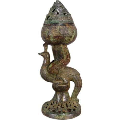 Beijing, China secondhand goods war Han period - Bronze Phoenix fumigation furnace