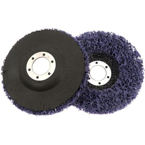2 PCS 4.5" 115mm Poly Strip Disc Wheel Car Paint Rust Removal Clean Angle Grinder Grinding Abrasive Wheels