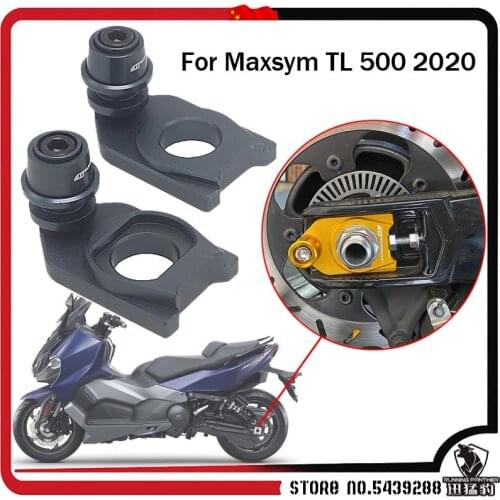 Chain Adjustment Block Frame swingarm Spools sliders For SYM MAXSYM TL 500 Maxsym TL500 2020 Motorcycle Accessories