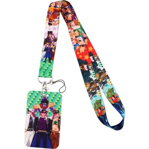 ER1260 Anime Boy Adventure Neck Strap Lanyard For Keys ID Card Gym Phone Straps USB Badge Holder DIY Hang Rope Lariat Lanyard