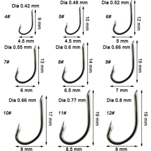 EUPHENG 2 Bags 12pcs/24pcs total Maruseigo Hook No Ring Carp Fishing Hooks Seawater and Fresh Water Hooks Fishing New