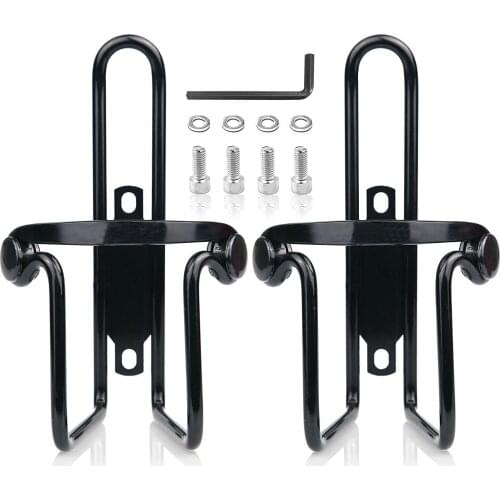 2pcs Aluminum Alloy Bicycle Water Bottle Holder Rack Mountain Bike Bottle Cage Bracket Cycling Drink Water Cup Rack Accessories