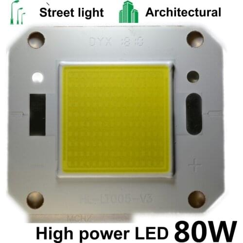 2PCS LED COB Beads Chip High Power Brightness 80W Outdoor Wall Lamps Floodlights Street Lights Outdoor Landscape Lighting