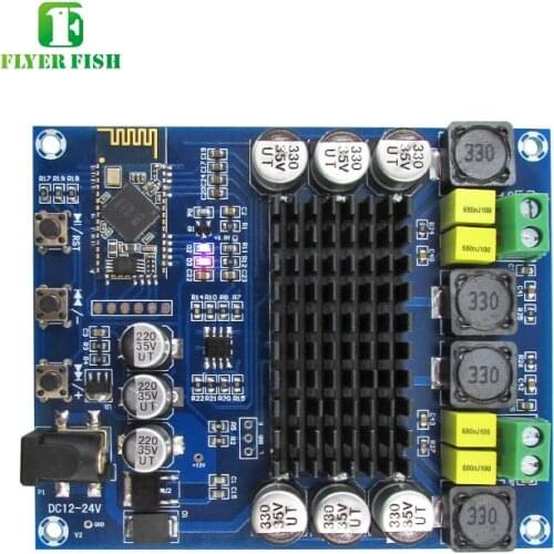 TPA3116 Bluetooth 4.2 Digital Amplifier Board 120W*2 Dual Channel 2.0 Audio Amplificador Module DC12-24V