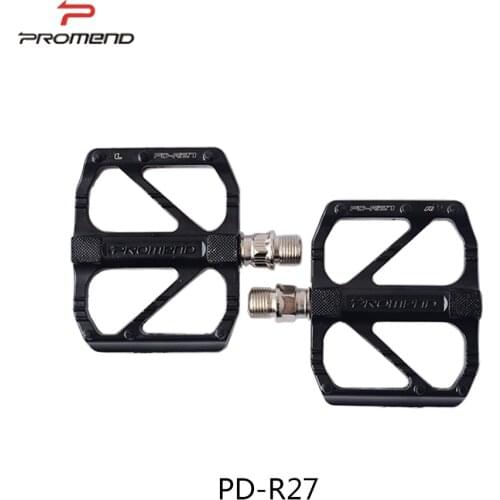 The ProMend Bicycle Pedals M28 Aluminum Alloy Mountain Bike Wide-Face Pedals with 3 Perine Du Bearing Bike Pedals