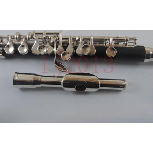 Top quality Silver plate PICCOLO Black Bakelite C Tone