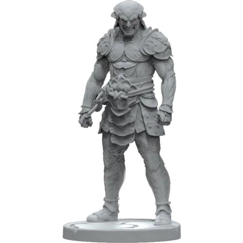 1/24 75mm 1/18 100mm Resin Model Kits Devil Warrior Unpainted No Color RW-309