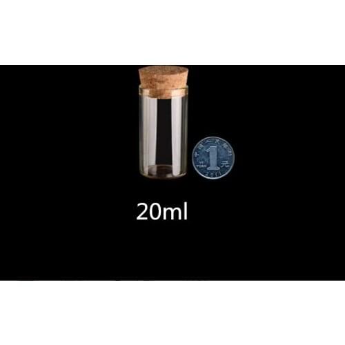 100PCS Storage Bottle Mason Jar Small Glass Bottle Vials Glass Jars Cork Stopper Make Wish Glass Bottle mason jar glass S025C