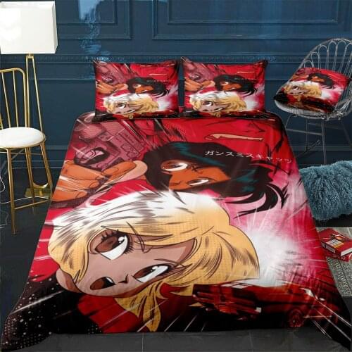 Gunsmith Cats Duvet Cover Comfortable Quilt Home Decora Design Universal Bedding Set Bedclothes+Pillowcase 3pcs