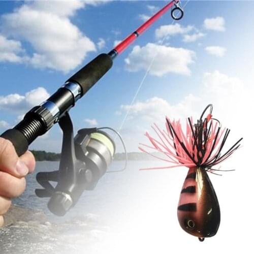 5cm/10g Reusable Thunder Frog Head Beard Hard Bait Fishing Lure for Angling Freshwater Fish Bait Fishing Lures Hooks Tackle