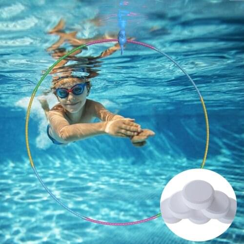 50Pcs Chlorine Tablets Multifunction Instant Disinfection for Swimming Pool Tub Spa Swimming pool water purification Wholesale