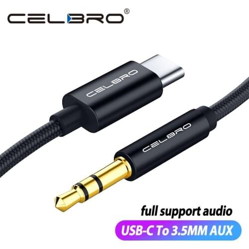 USB Type C To 3.5mm Male Headset Adapter Car Aux Audio Cable for Samsung S21 + S20 Ultra Note 20/10 Oneplus 8 Pro Phones Speaker