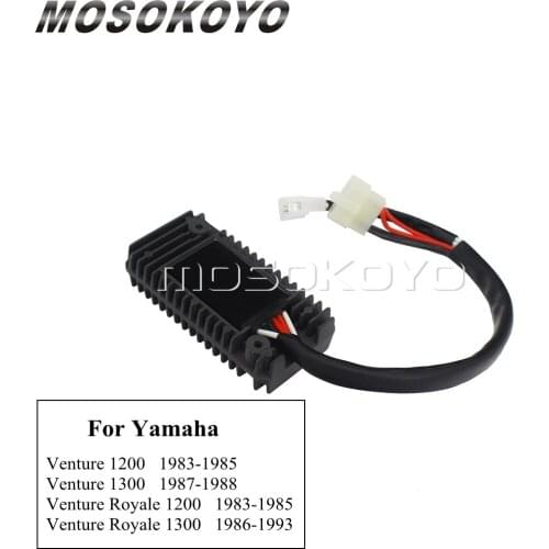 For Yamaha Venture 1200/1300 Motorcycle Regulator Aluminum Voltage Rectifier For Yamaha Venture Royale 1200/1300 1983-1993