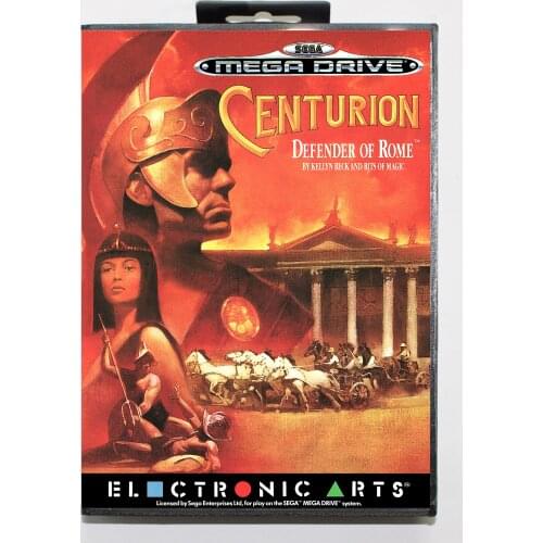 Centurion Defender Of Rome with Retail Box 16bit MD Game Card For Sega Mega Drive/ Genesis