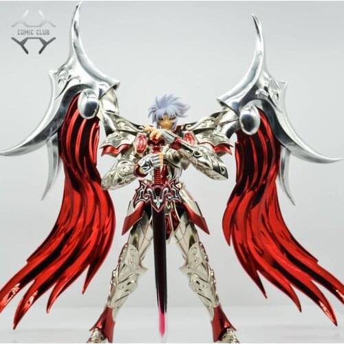 COMIC CLUB IN-STOCK JModel Saint Seiya EX Ares Saga Evil God of War Gemini Saga Saintia Shoko PVC Action Figure Metal Armor Mode