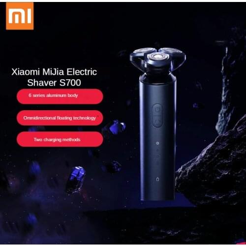 Xiaomi Mijia Electric Shaver S700 Shaver Electric Mens Shaving Rechargeable Portable Ceramic Blade All aluminum Body