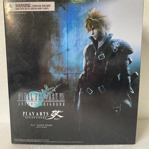 Cloud Strife Figures Play Arts Kai Sword Final Fantasy Action Figure Collectible Model Toy 28cm
