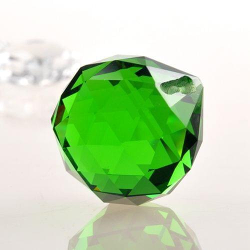 Garland 1 Green Chandelier Glass gorgeous 33% Full Lead Crystal Healing Pendulum Lamp Prisms Hanging Pendants 1.2'' M02003-2
