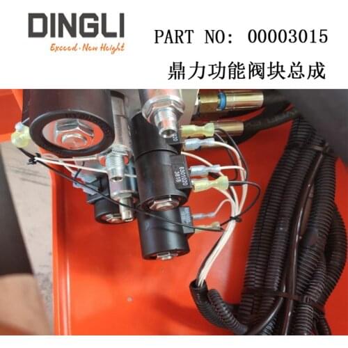 China Dingli Aerial Platform Function Valve assembly, manufacturer No. 00003015