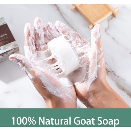 2020 pin up goat milk soap Natural Silk Foam Best Wash Bath Oil Control Remove Mites & Blackheads & Pimple & Acne