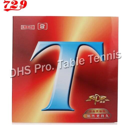 729 Friendship Original SUPER T Pimples In Table Tennis Rubber Pips-In Ping Pong Sponge Tenis De Mesa