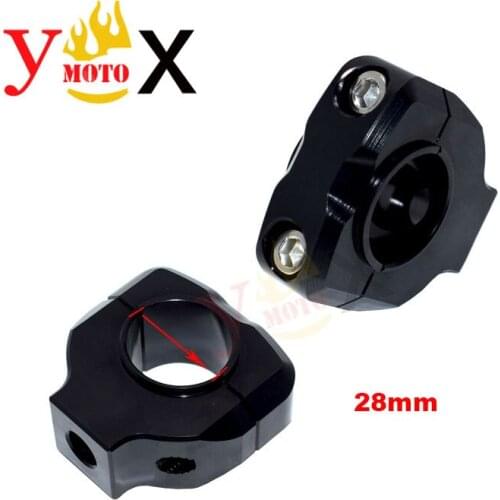 Pair CNC Motorcycle Drag Handlebar Riser Lifter Bar Clamp Adapter for Honda Yamaha SUZUKI Kawasaki Off Road ATV Street Dirt Bike