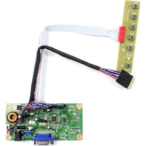 VGA LCD Controller Board Work For 17.3" LP173WD1-TL N173FGE-L21 N17306-L02 LTN173KT02 1600X900 LCD Screen