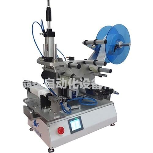 Semi-automatic Pneumatic Bucket Labeler Round Plastic Bottle Label Machine Round Bottle Labeling Device Sticker Equipment
