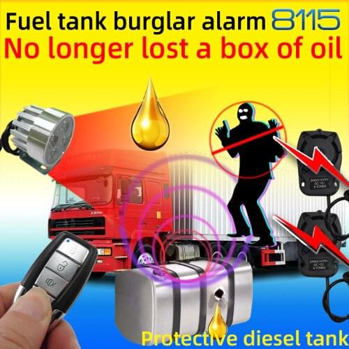 24V or 12V Truck Anti-stolen oil burglar alarm system large/small trucks vehicle ,Protect the fuel tank or diesel chadwick 8115