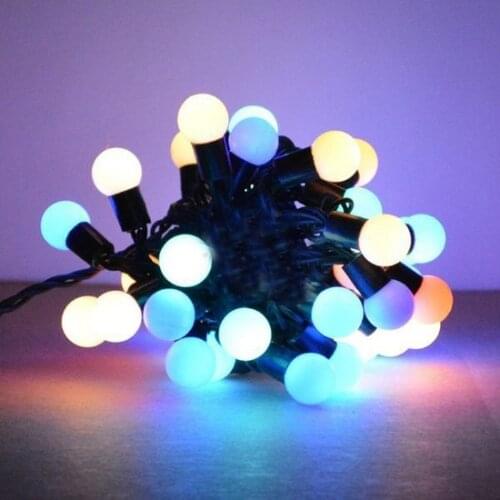 Mixed Color 50 Bulb christmas Ball Led Light 4.5Metre christmas decorations рождественские украшения