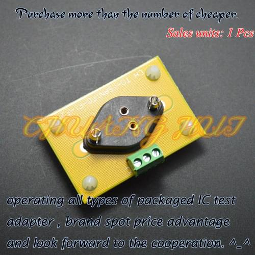 SAN-F1 test socket Iron seal transistor test socket With PCB No welding can be wiring test aging block