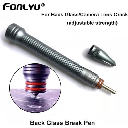 Back Cover Camera Glass Lens Break Crack Pen For iPhone 11 12 Pro Max Rear Housing Glass Camera Lens Demolishing Pen Blasting