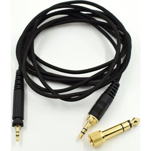 Replacement Audio Cable for Shure SRH440 840 940 Headphones Luxurious Repair Parts Cable for PHILIPS SHP9000 SHP8900 Earphone